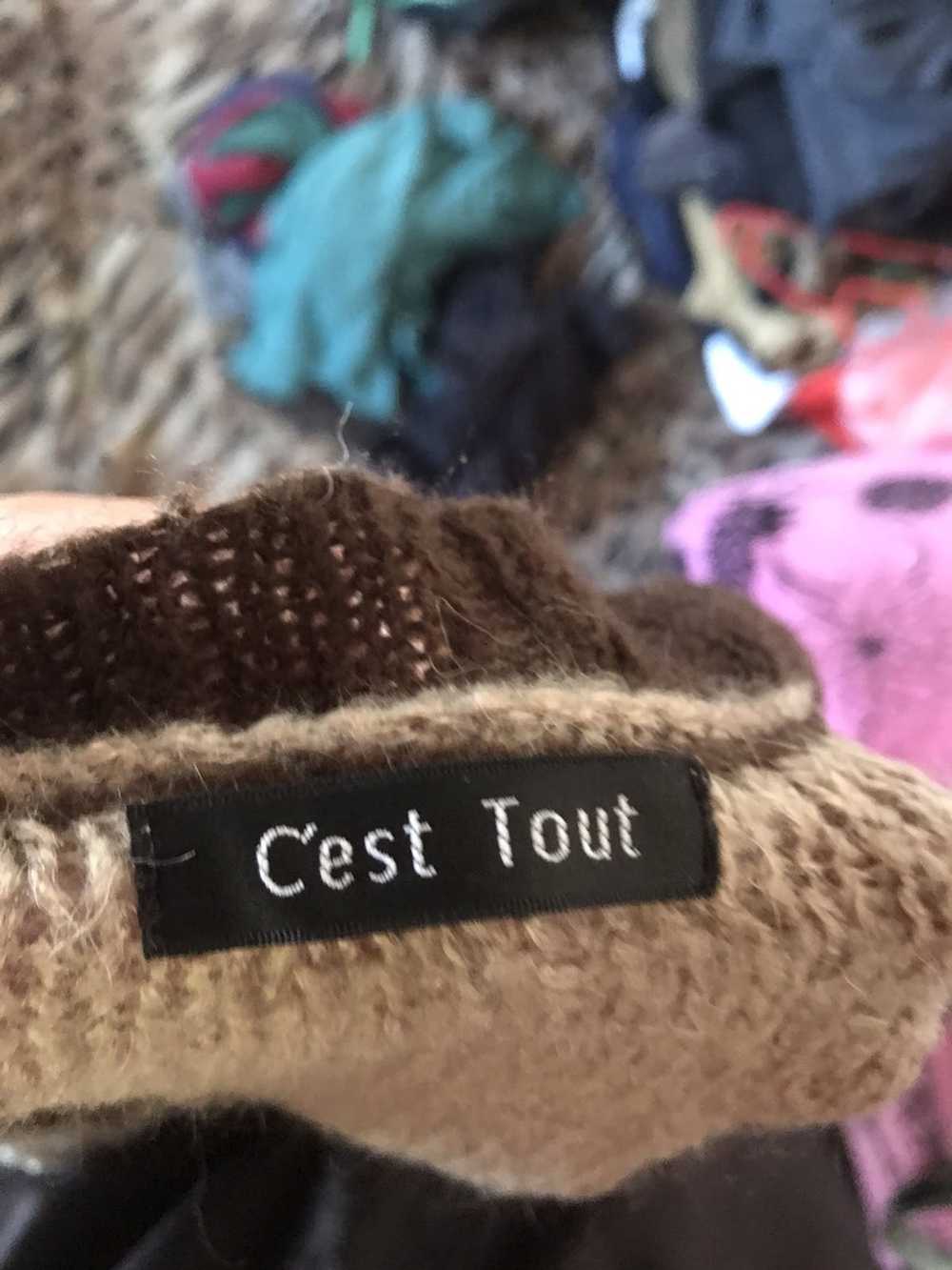 Streetwear × Very Rare × Vintage Cest Tout Knitwe… - image 3