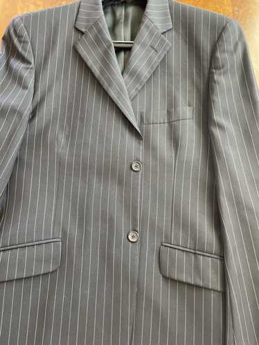 Theory Black blazer with subtle stripes. Men 44R