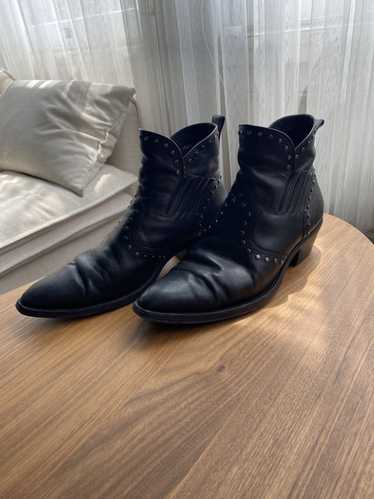 Yves Saint Laurent Kangaroo studded boots - image 1