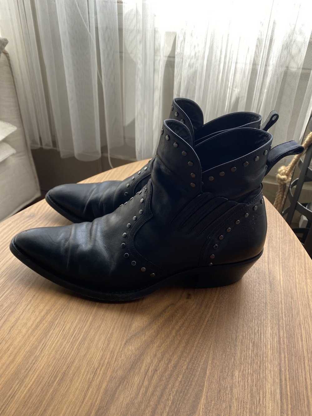 Yves Saint Laurent Kangaroo studded boots - image 4