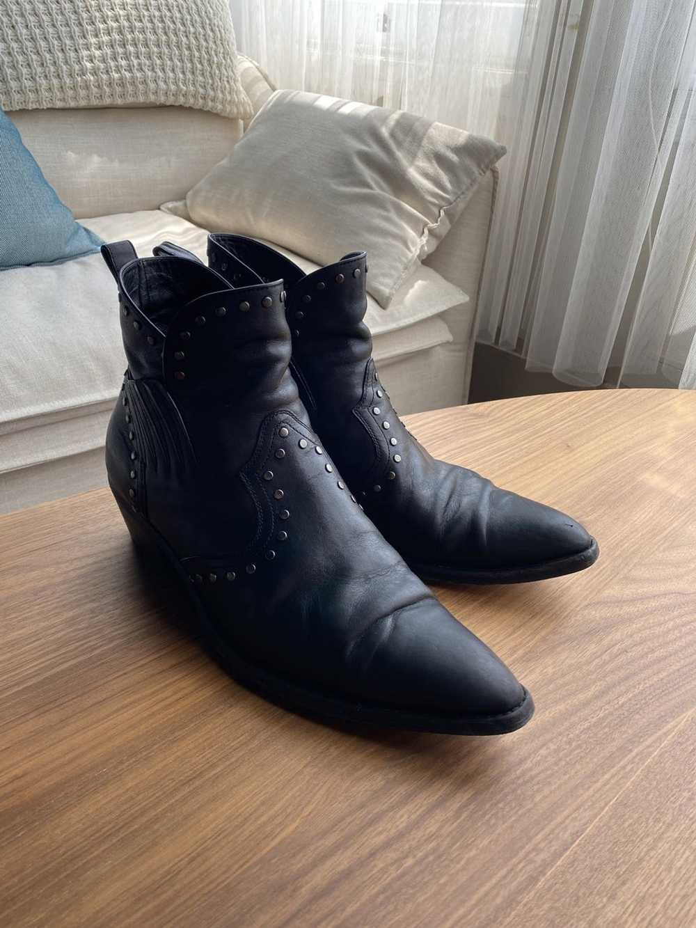 Yves Saint Laurent Kangaroo studded boots - image 5