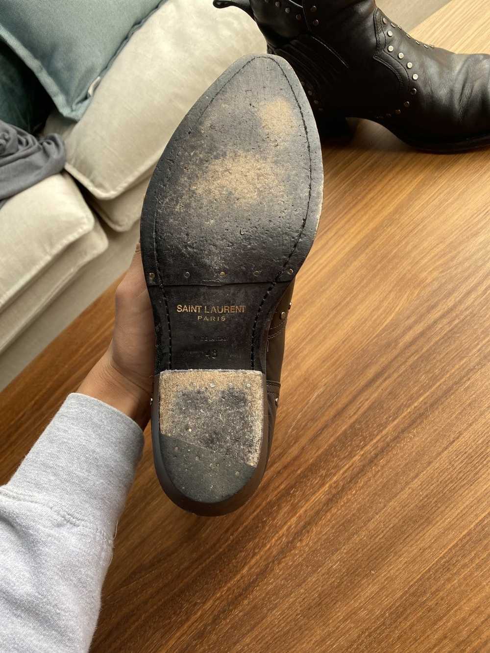 Yves Saint Laurent Kangaroo studded boots - image 6