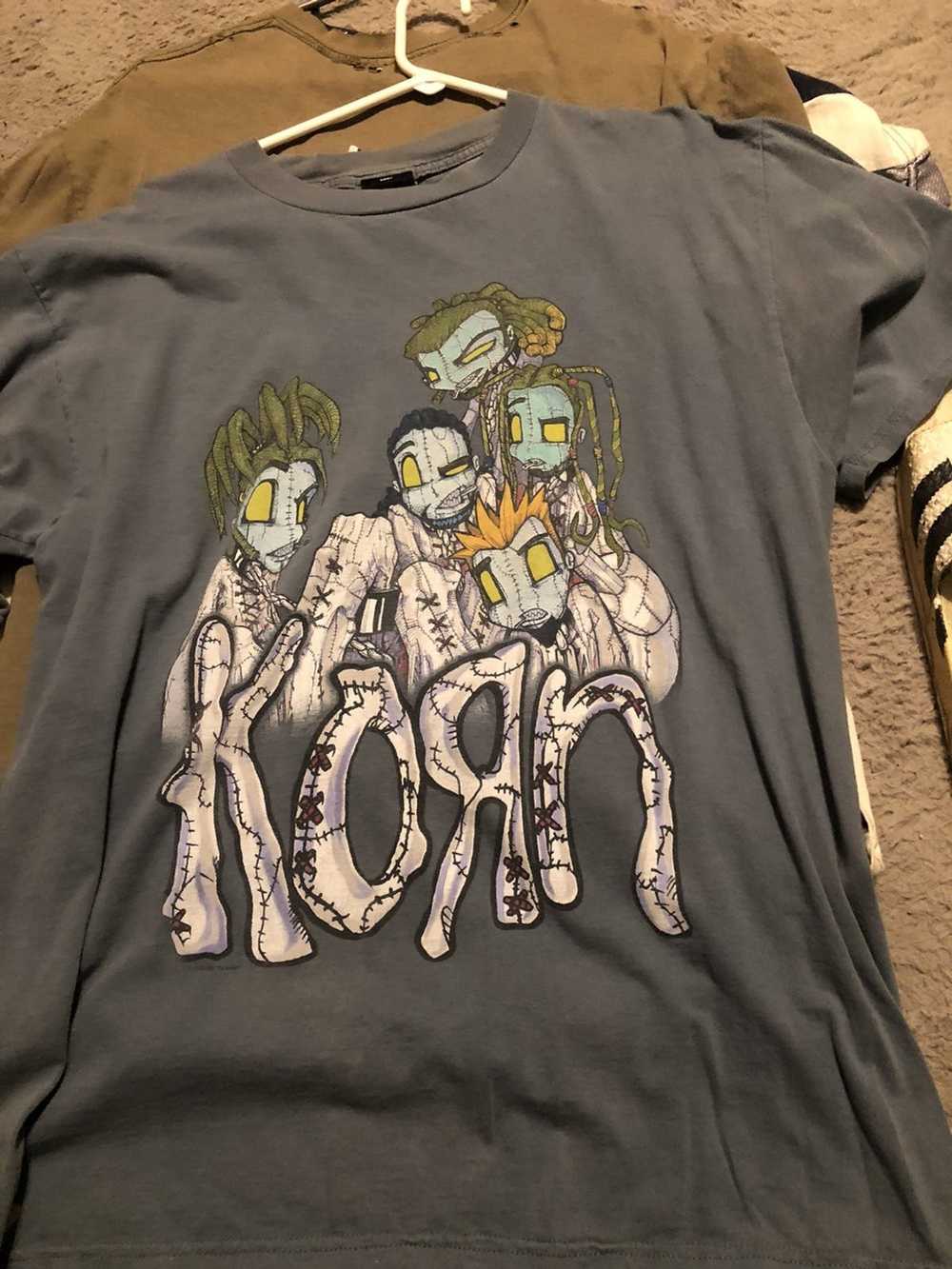 Band Tees × Vintage Original 90s Korn Shirt - image 1