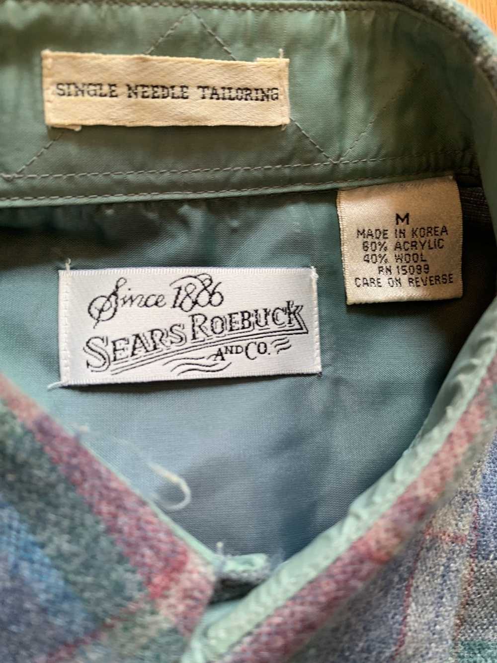 Sears × Vintage Vintage Sears & Roebuck Plaid Woo… - image 5