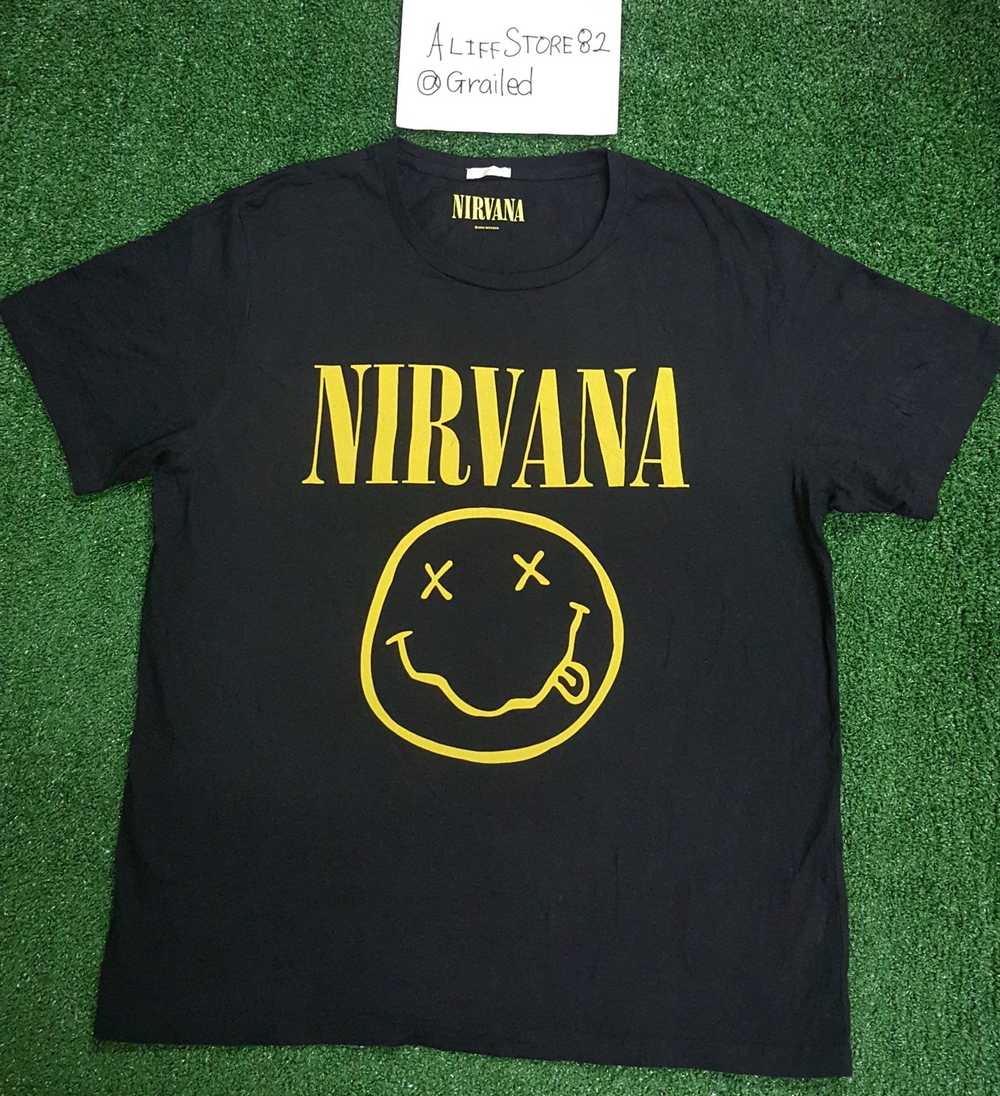 Japanese Brand × Nirvana GU X Nirvana Smiley T-Sh… - image 1