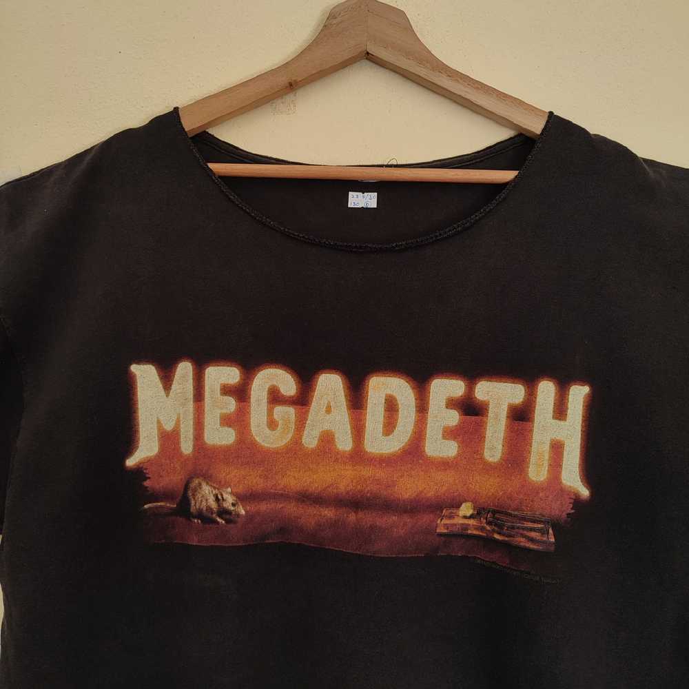 Megadeth × Rock T Shirt × Vintage Vintage 90's ME… - image 2
