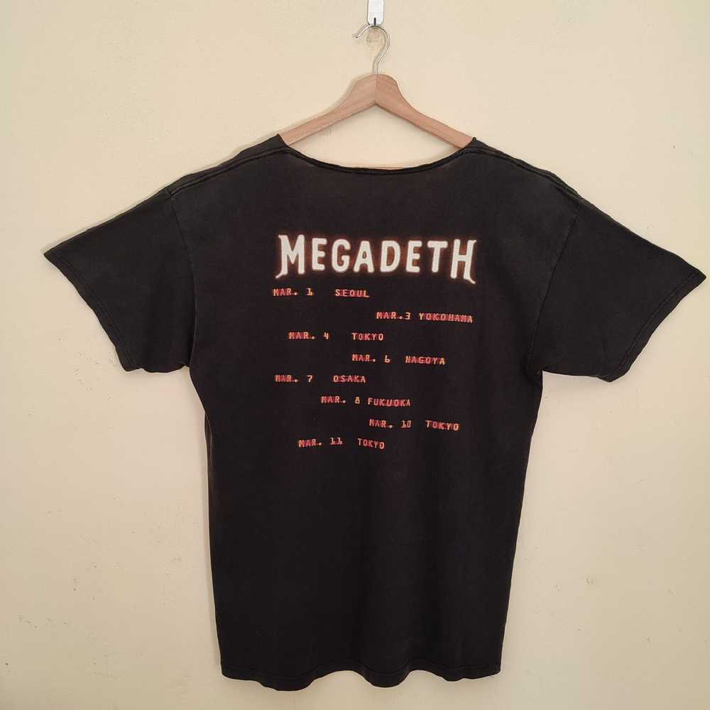 Megadeth × Rock T Shirt × Vintage Vintage 90's ME… - image 3