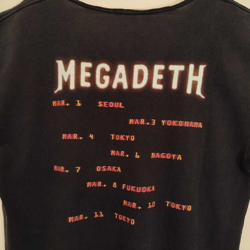 Megadeth × Rock T Shirt × Vintage Vintage 90's ME… - image 4