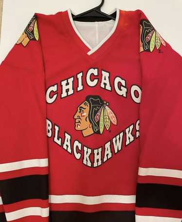 VINTAGE CCM CHICAGO BLACKHAWKS # 55 ERIC DAZE NHL HOCKEY JERSEY MEN'S SZ XL