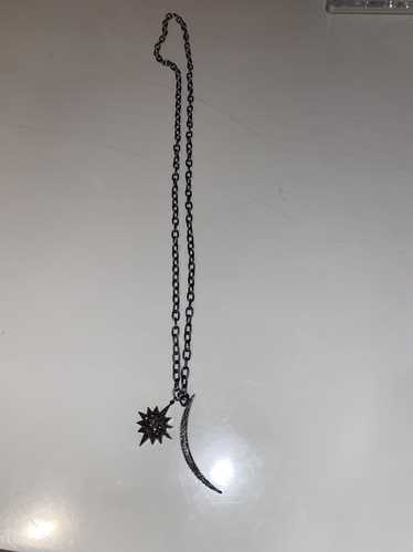 Other Women sun and moon long necklace