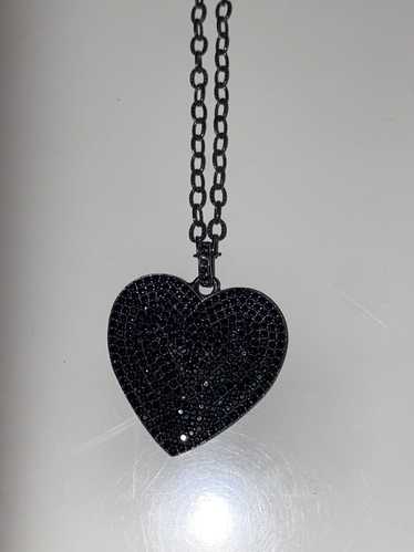 Other Black heart necklace