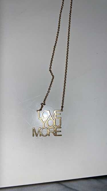 Other Jenifer zeuner love you more necklace