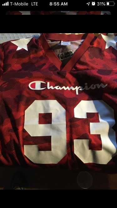 Bape × Champion Bape X Champion Football Jersey