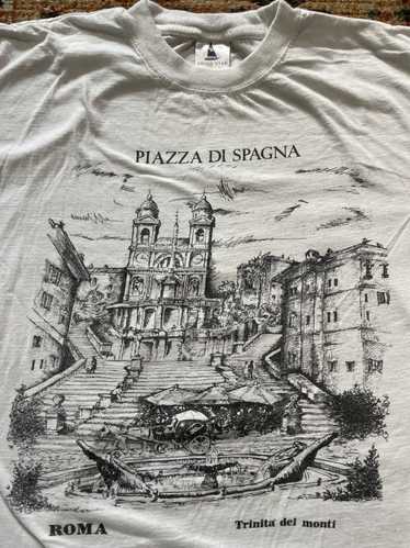 Vintage “PIAZZA DI SPAGNA” ROMA VITAGE T-SHIRT (SI