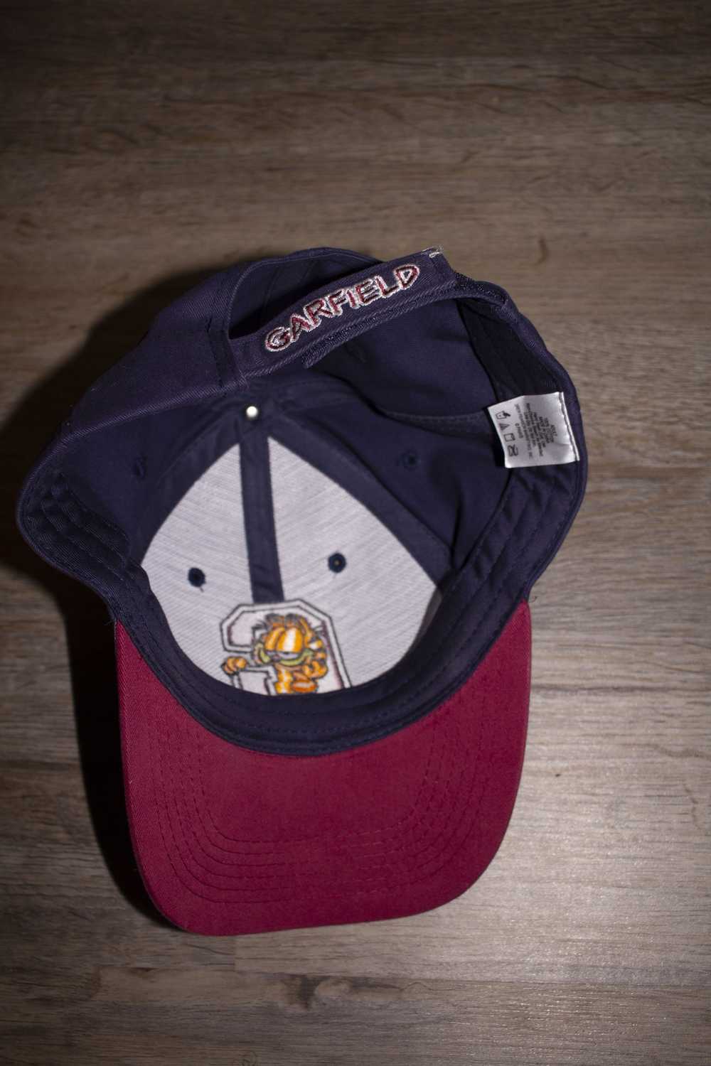 Vintage 90s Garfield Strapback Hat - image 5