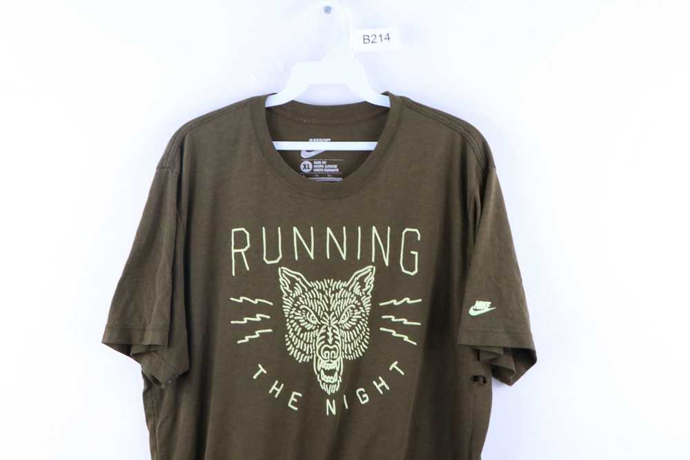 Nike Nike Slim Fit Running the Night Wolf T-Shirt… - image 2