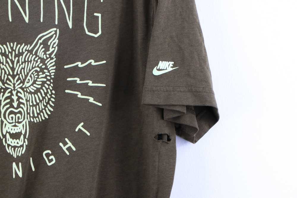 Nike Nike Slim Fit Running the Night Wolf T-Shirt… - image 4