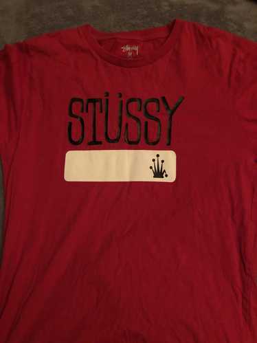 Stussy Stussy Crown Red T Shirt