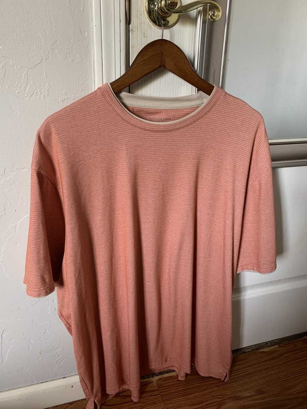Streetwear × Vintage Plain Pink T-Shirt - image 1