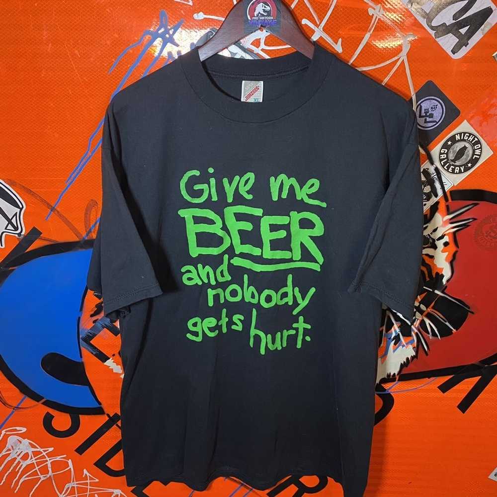 Vintage Vtg 90’s Beer/Alcohol Promo T-shirt XL - image 1