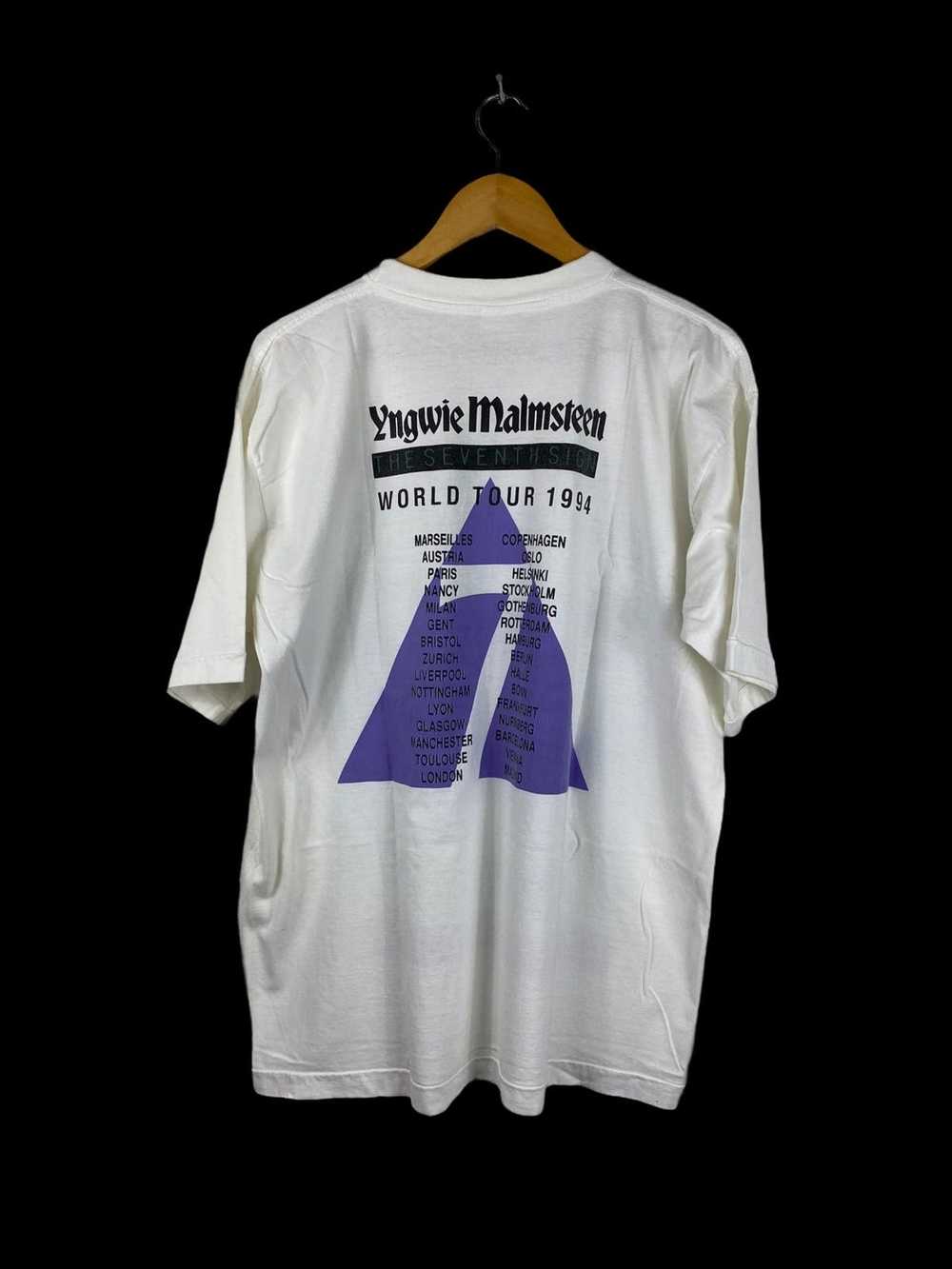 Band Tees × Vintage Rare Vintage Yngwie Malmsteen… - image 3