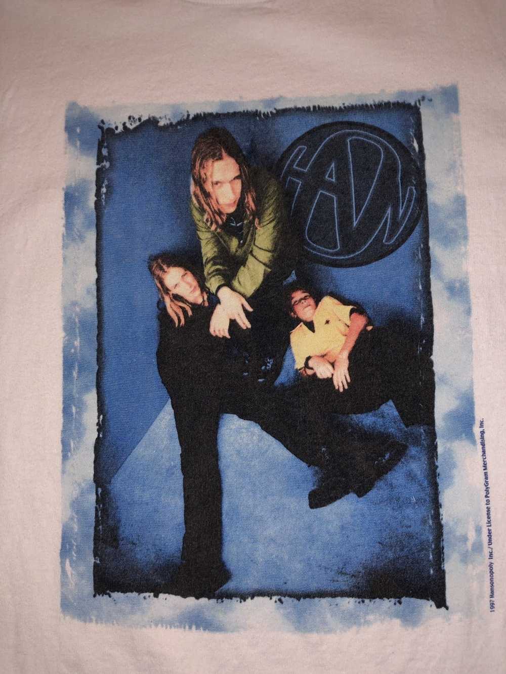 Vintage VTG 1997 Hanson Single Stitch T-Shirt Pol… - image 3