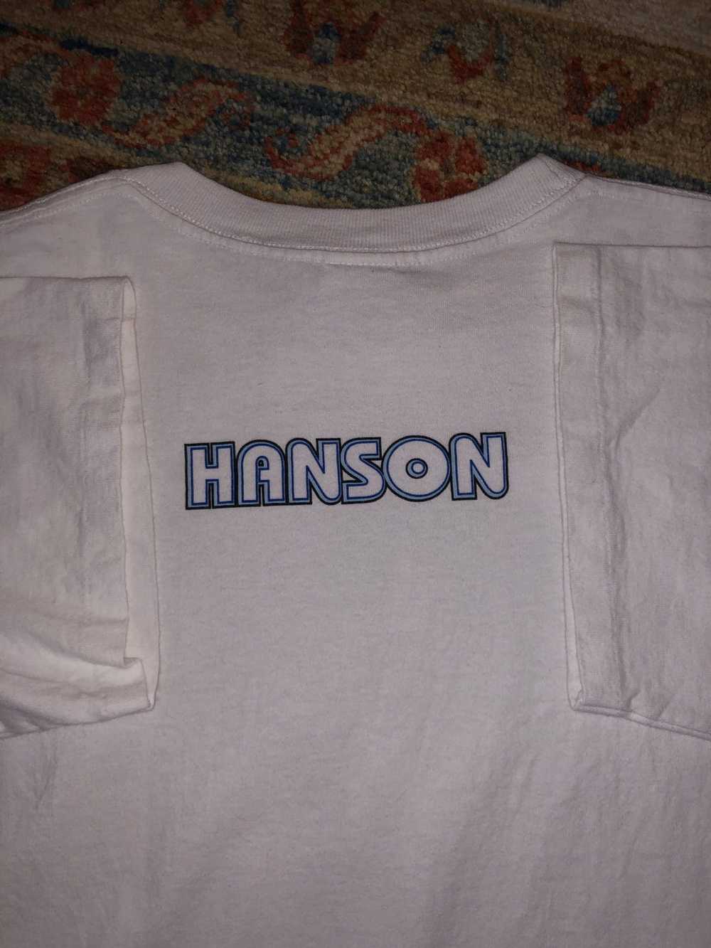 Vintage VTG 1997 Hanson Single Stitch T-Shirt Pol… - image 6