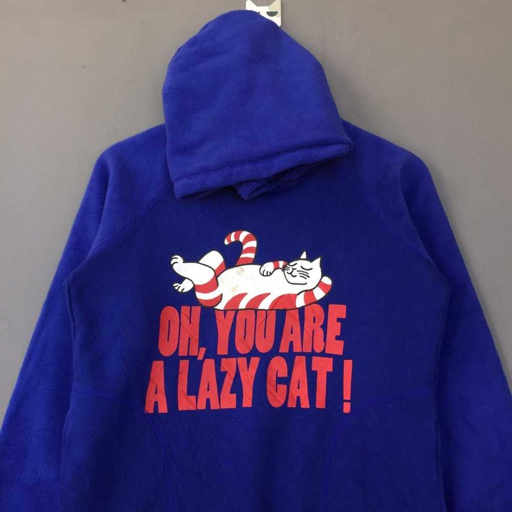 Vintage Oh,you are a lazy cat! Fleece/Oh,you are … - image 3
