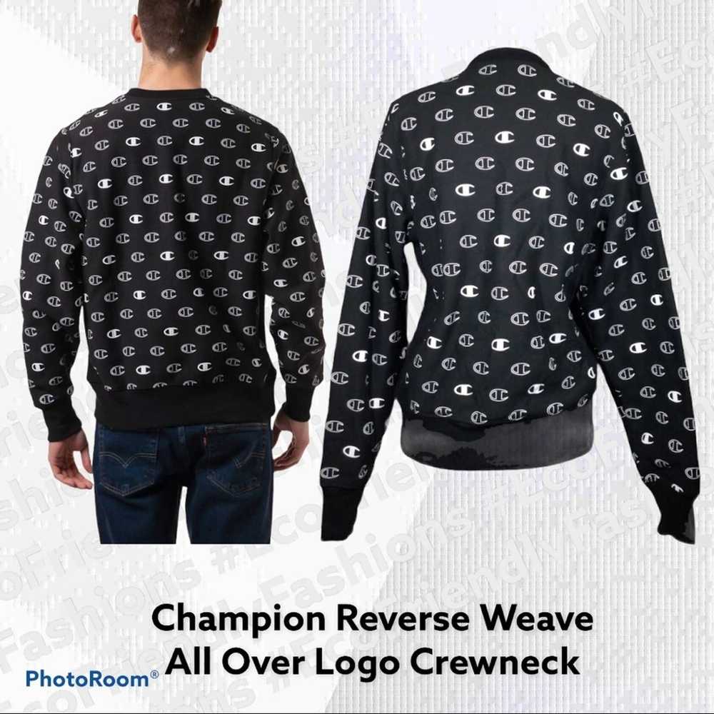 Champion Champion Reverse Weave All Over Logo Cre… - image 2