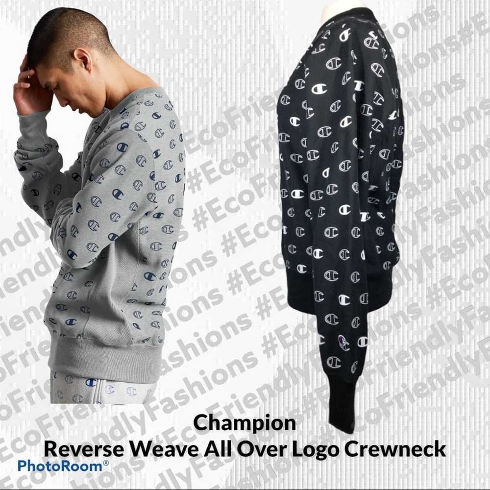 Champion Champion Reverse Weave All Over Logo Cre… - image 3
