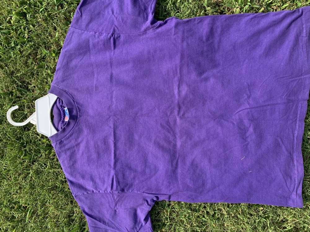 Hanes Solid purple hanes tee - image 1