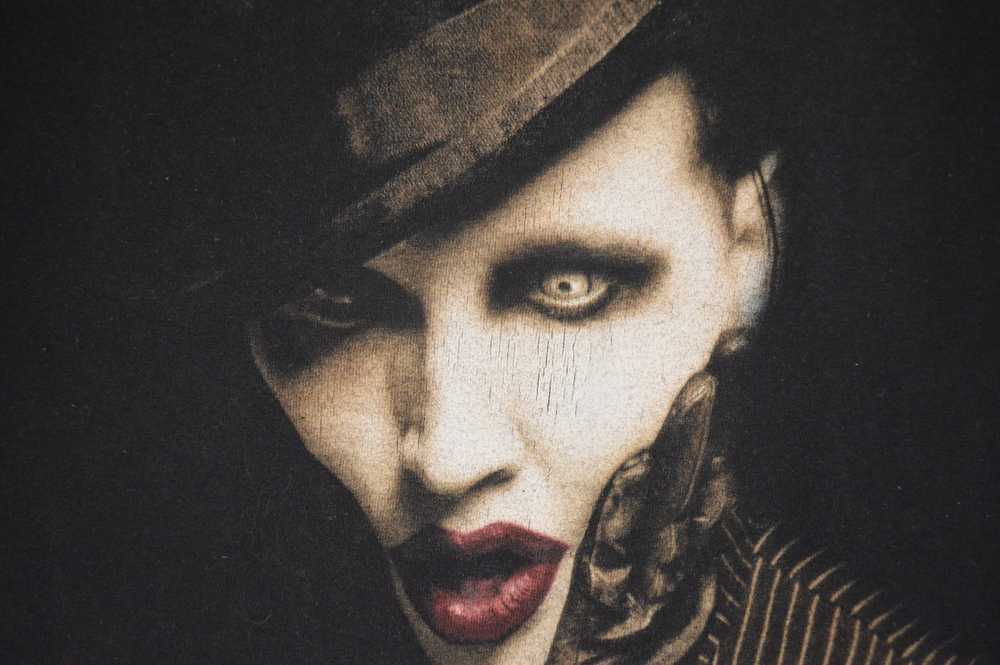 Band Tees × Marilyn Manson × Rock T Shirt Vintage… - image 5