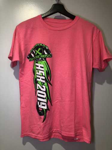 Streetwear Hawaiian Supercross 2019, Pink T-shirt