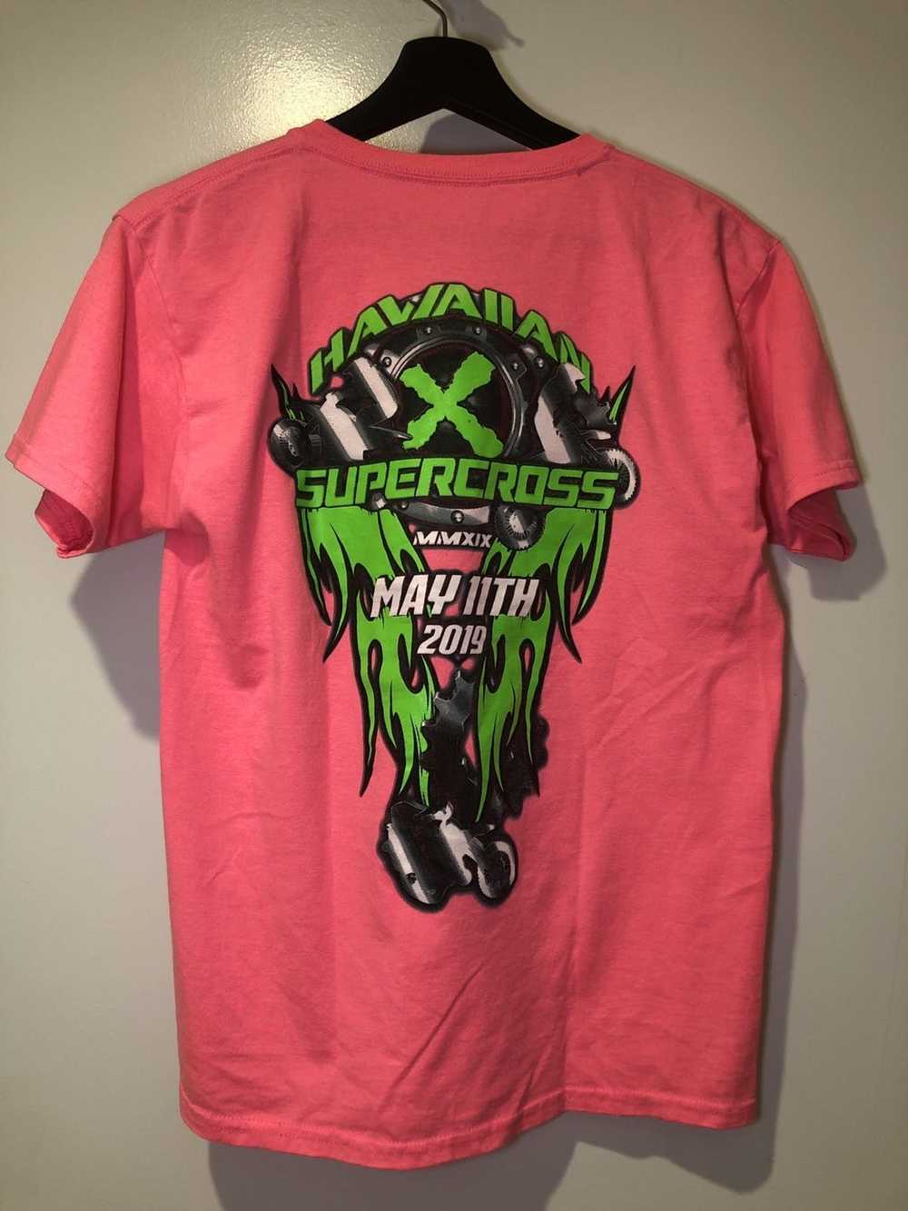 Streetwear Hawaiian Supercross 2019, Pink T-shirt - image 2