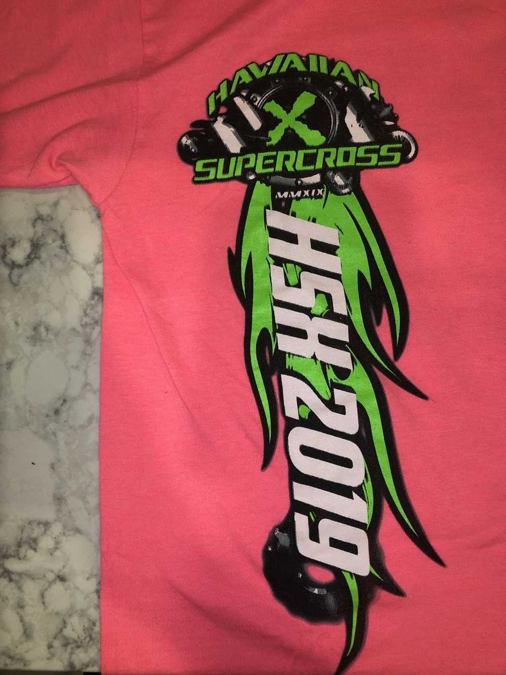 Streetwear Hawaiian Supercross 2019, Pink T-shirt - image 3