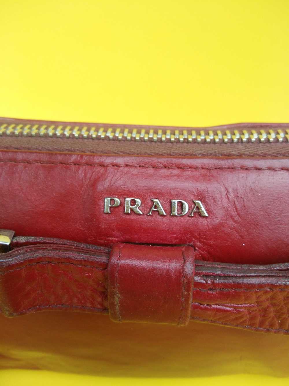 Authentic × Prada Authentic Prada Round Zipper Wa… - image 3