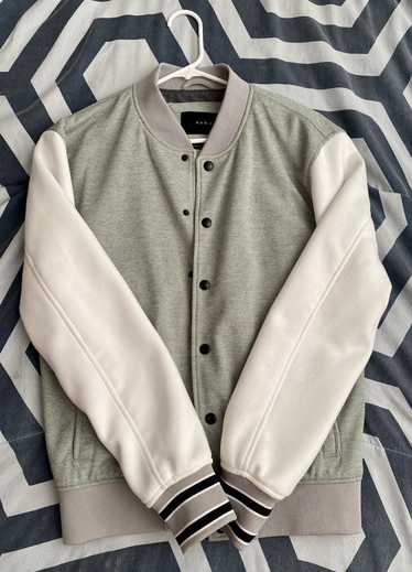 Zara Zara Man Grey & White Light Jacket (Small)
