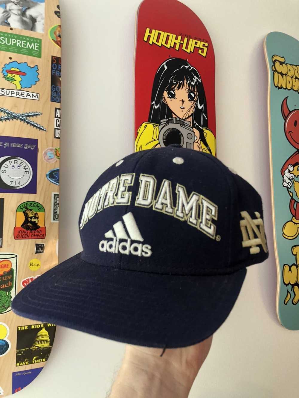 Vintage Vintage Adidas Notre Dame SnapBack hat - image 1