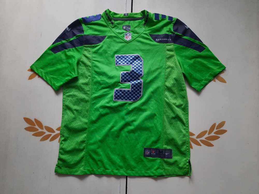 Jersey × NFL × Nike SEATTLE SEAHAWKS RUSSELL WILS… - image 1