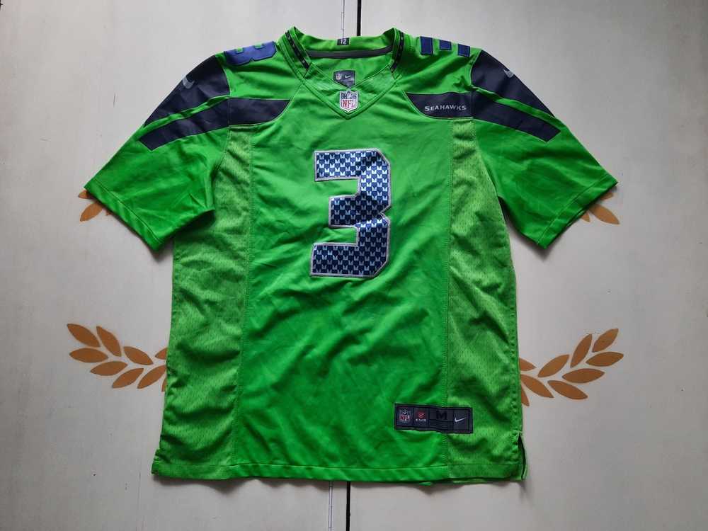 Jersey × NFL × Nike SEATTLE SEAHAWKS RUSSELL WILS… - image 2