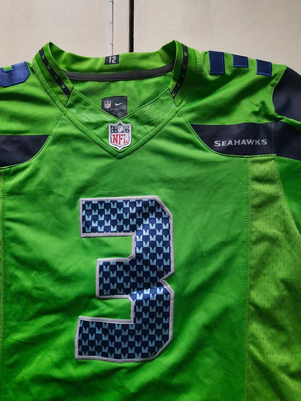 Jersey × NFL × Nike SEATTLE SEAHAWKS RUSSELL WILS… - image 6