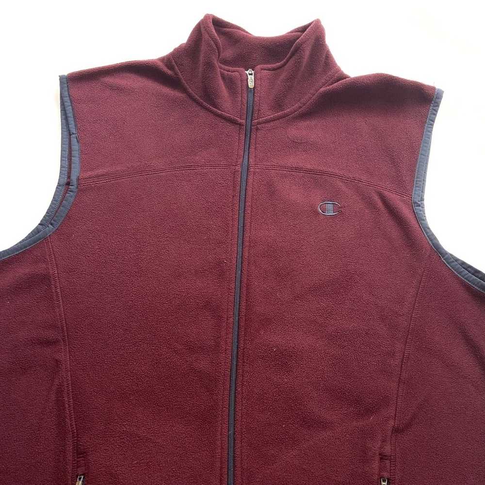 Champion × Vintage Vintage Champion vest 90s flee… - image 4