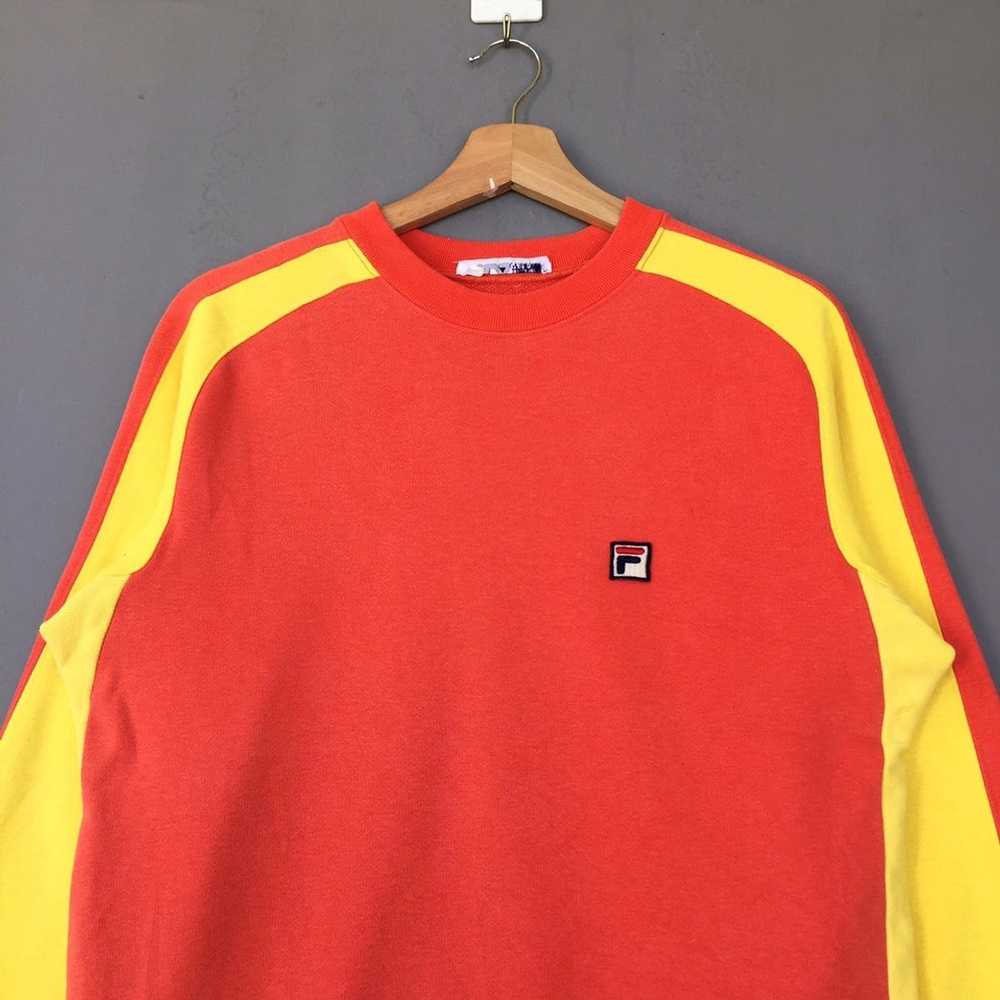 Fila × Japanese Brand × Vintage Fila Sweatshirt p… - image 3