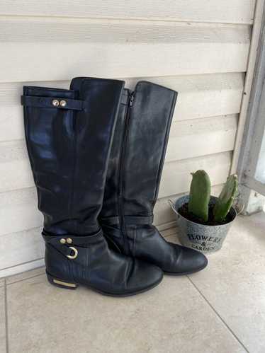 Vince Camuto Black Leather Boots