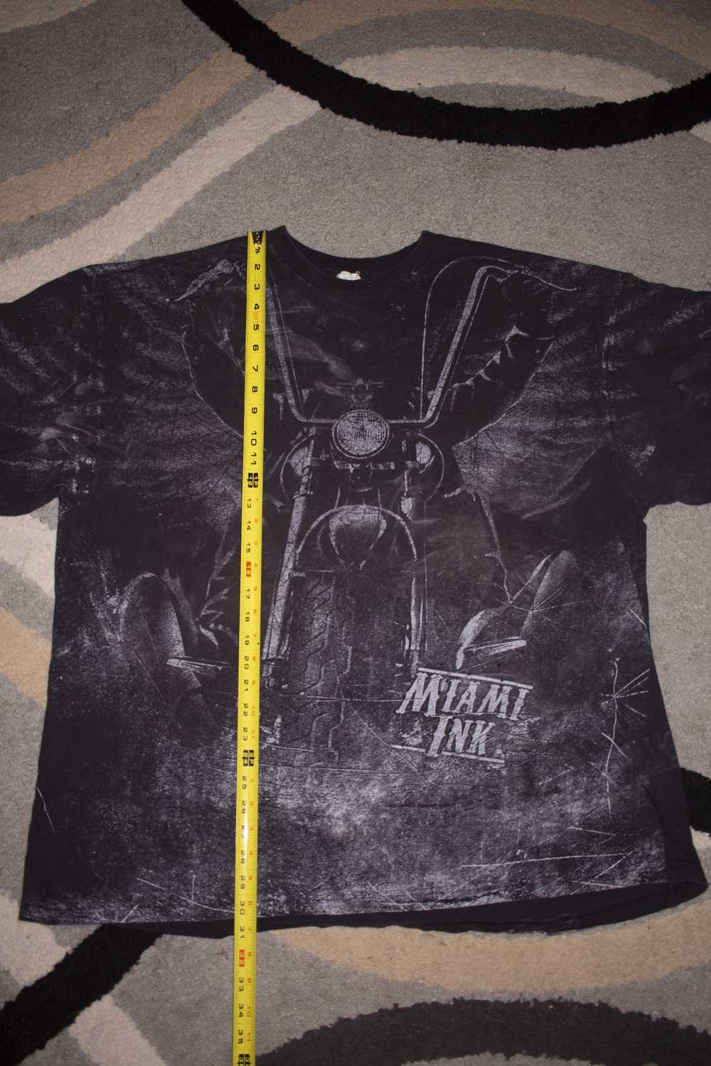 Vintage Y2K Miami Ink Rider T-Shirt - image 2