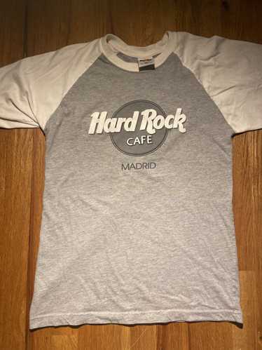 Hard Rock Cafe Grey Hard Rock Cafe Madrid Tshirt