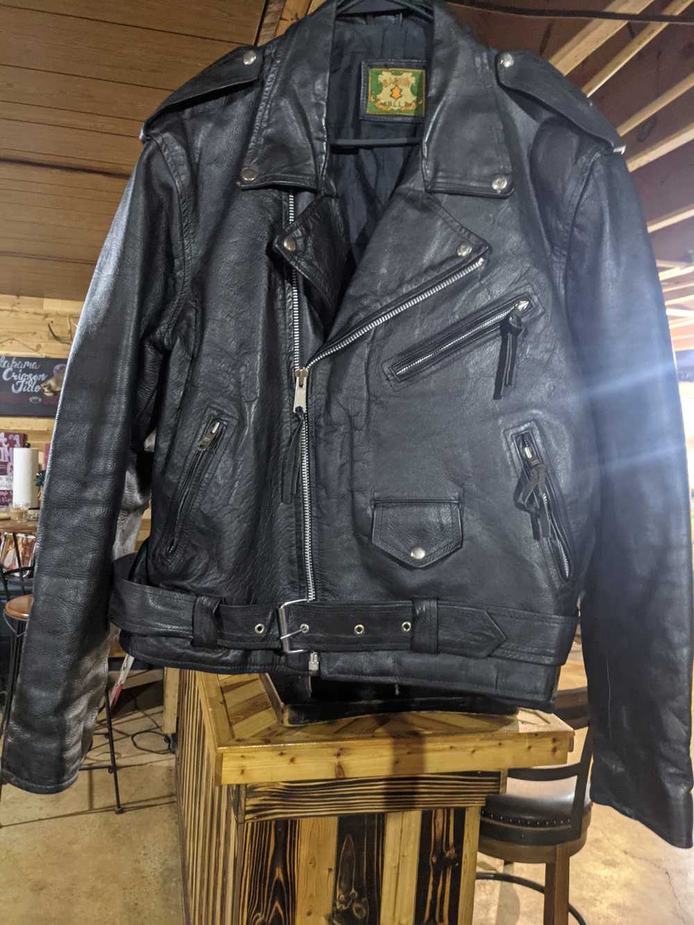 Vintage BLL Heavy Leather Cruiser Jacket - image 5