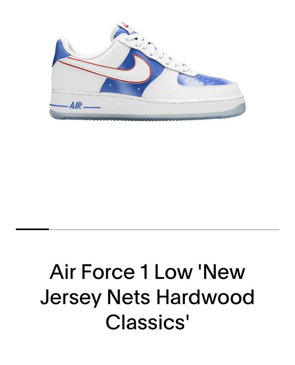 Nike Nike Air Force 1 Low ‘New Jersey Nets Hardwo… - image 7