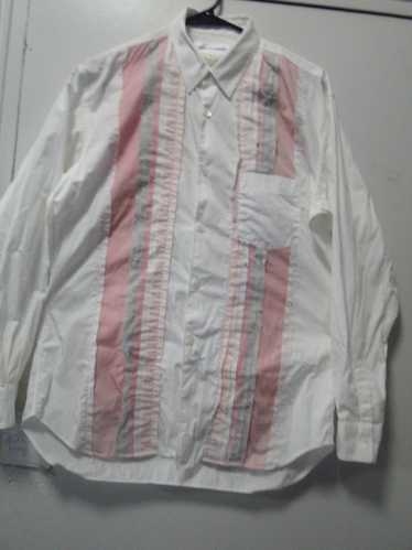 Comme des Garcons Shirt WHITE SHIRT W/ RAW EDGED P