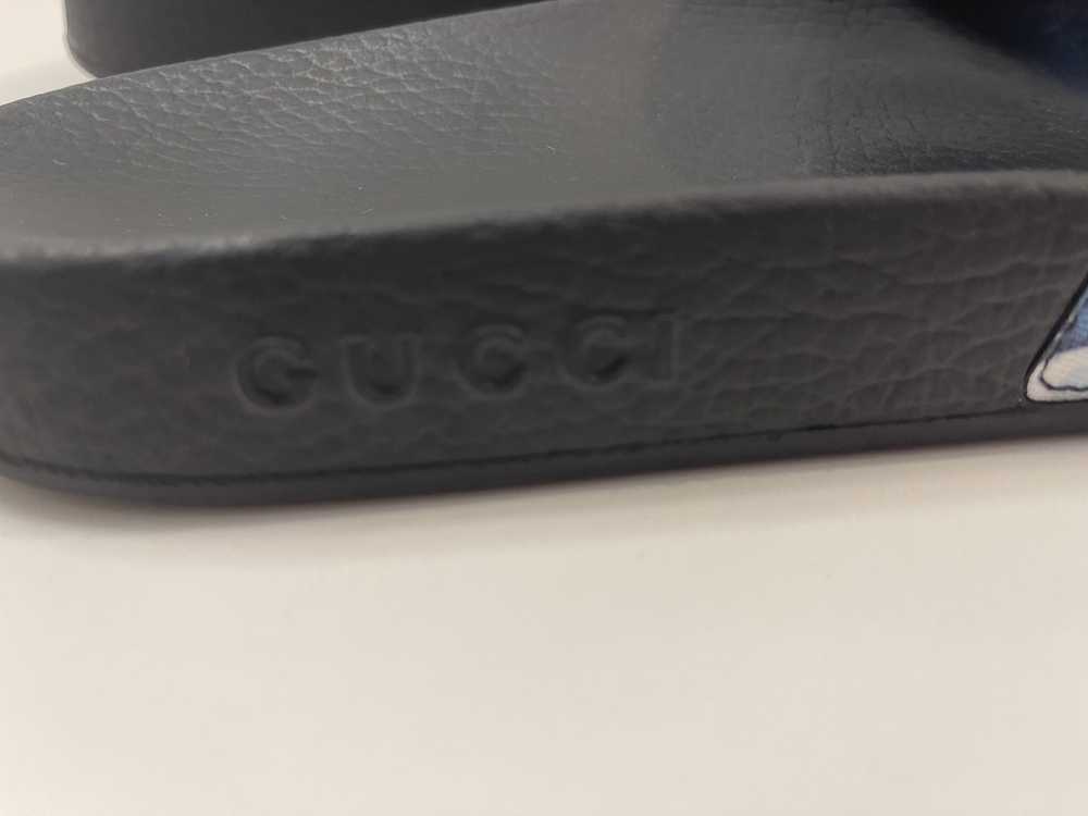 Gucci GG Supreme Blue Bloom Gucci Slides - image 2